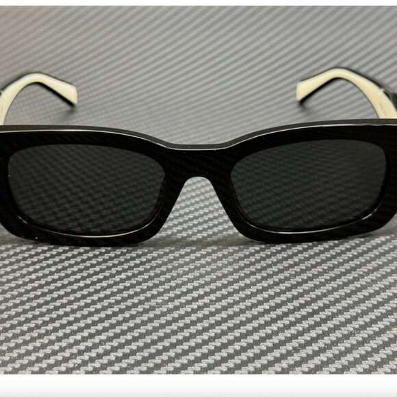 PRADA Black Grey Women\'s 53 mm Sunglasses